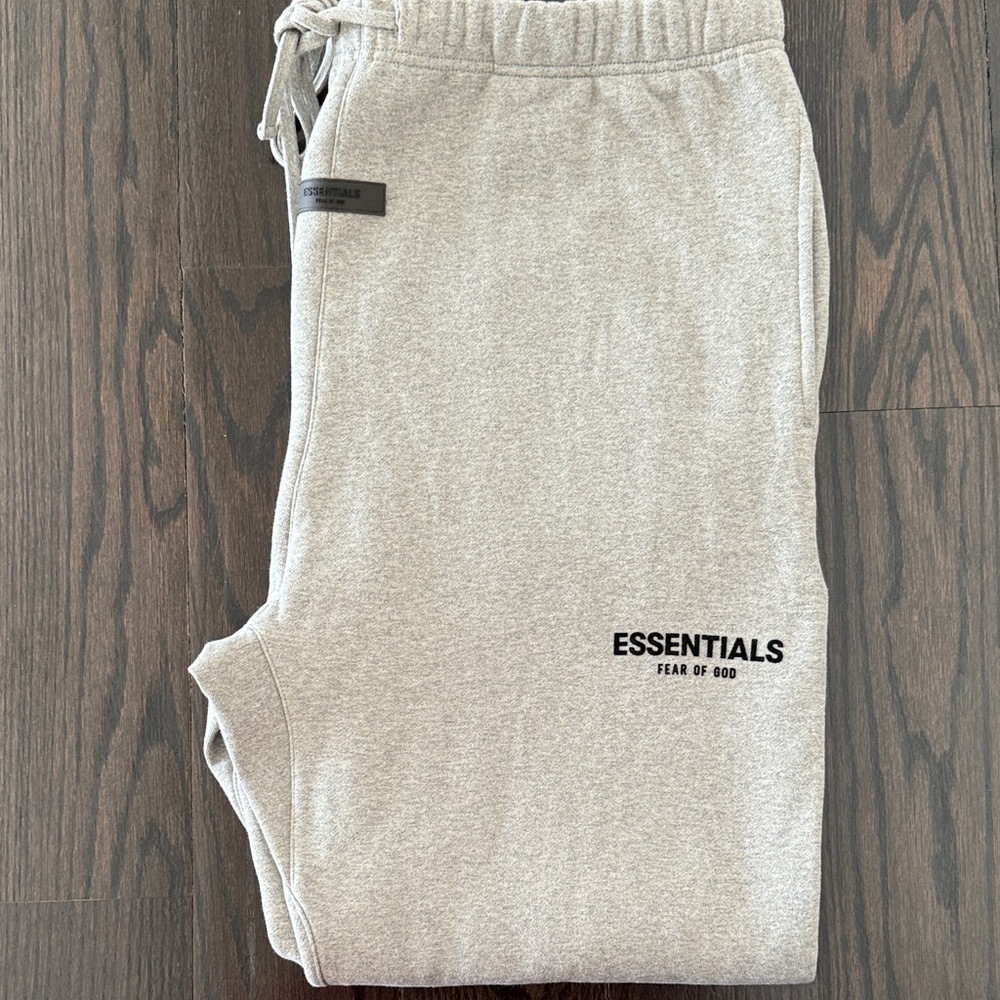 Fear of God Essentials Heather Gray Sweatpants